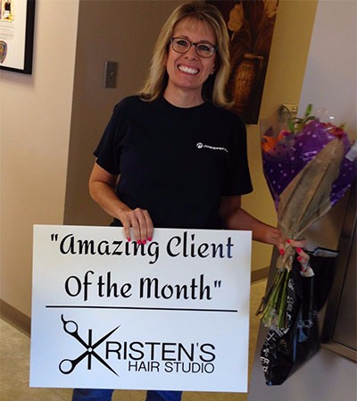 Donna Amazing client of the Month