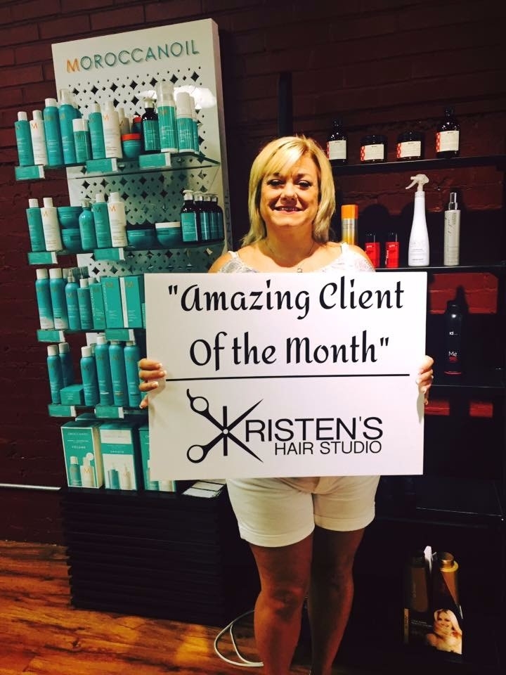 Angela Amazing client of the Month